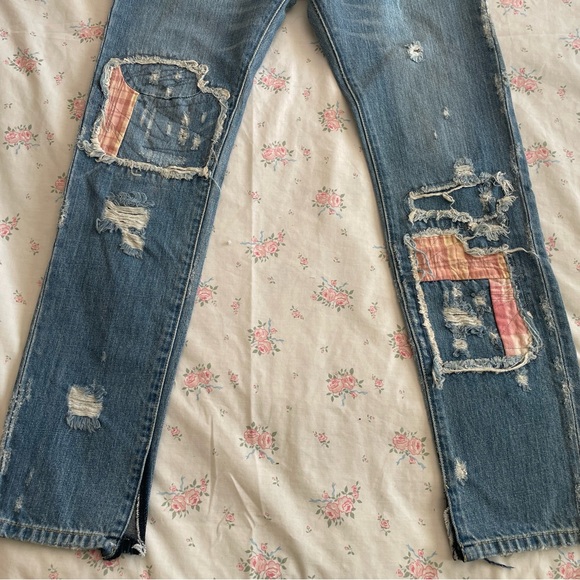 Free people patchwork jeans - Picture 3 of 6